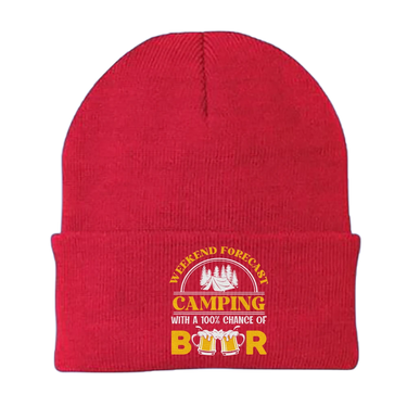 I Love Peeing Outside Embroidered Beanie